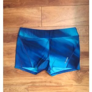 REEBOK🔹BLUE SPANDEX SHORTS